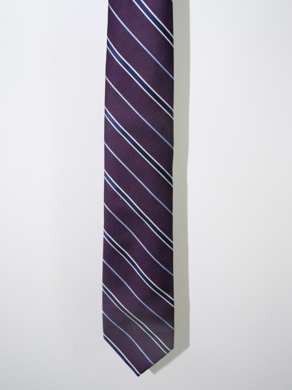 Tommy Hilfiger Purple Stripe Tie